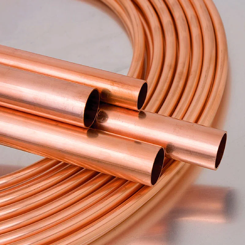 Copper pipes manufactured by Sunflex Metalloy
